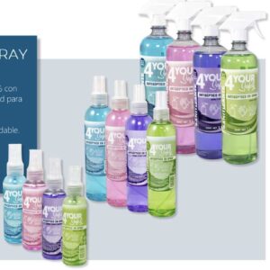 Sanitizante con Aroma (Primavera, Flores Campestres, Dreams, Bambú) - 250 ml