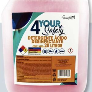 Detergente Ácido Desinfectante - 20 L